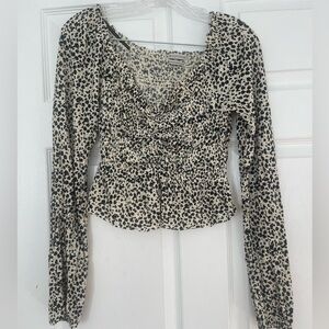Urban Outfitters print blouse, size S